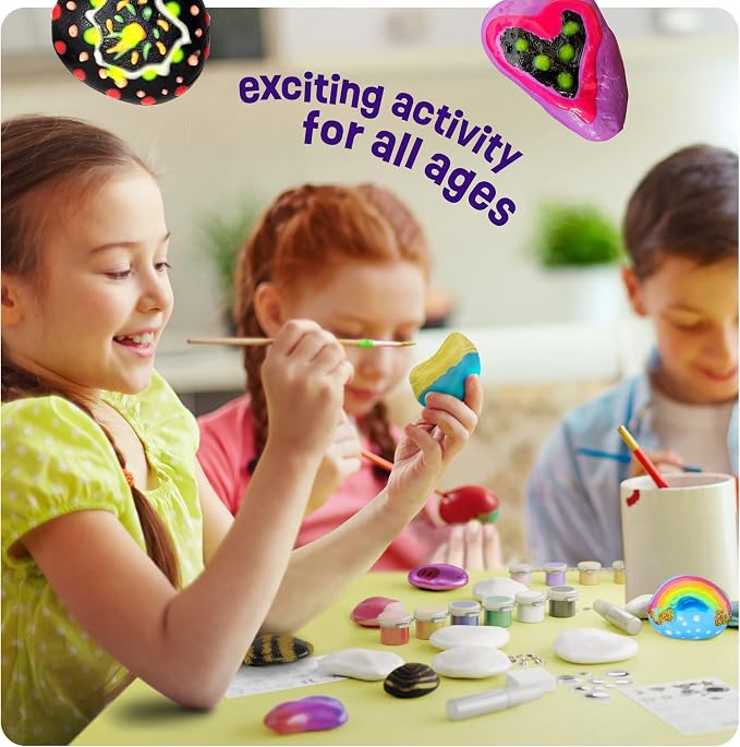 Dan&Darci Kids Rock Painting Kit - Image 5