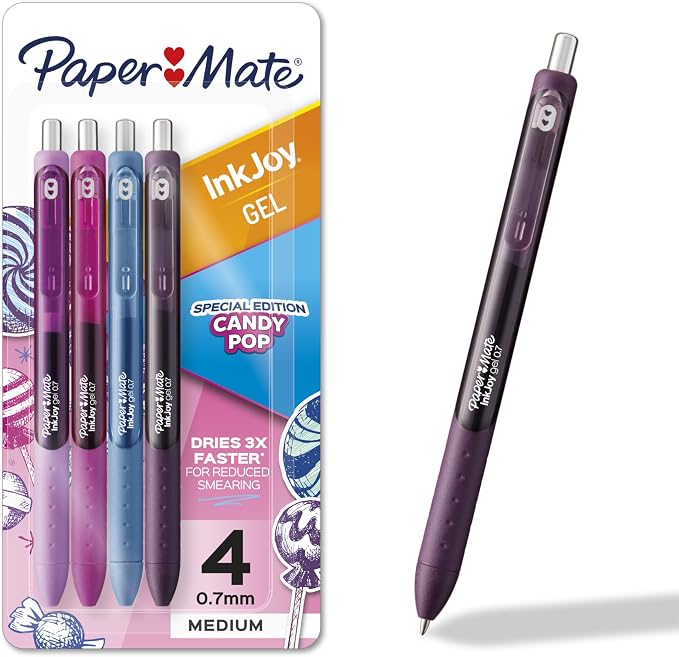 Paper Mate InkJoy Gel Pens, Candy Pop Special Edition, Medium Point, Retractable by Unknown