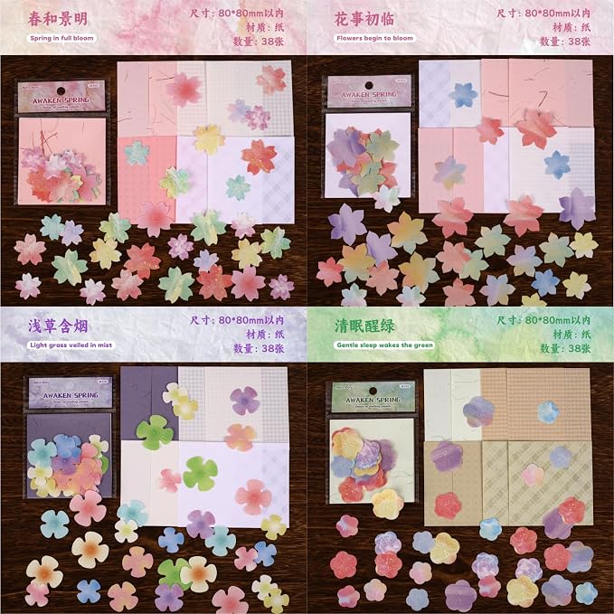 228 Sheets 3D Embossed Floral Scrapbook Paper, 3.1x3.1 Letterpress Textured - Image 2
