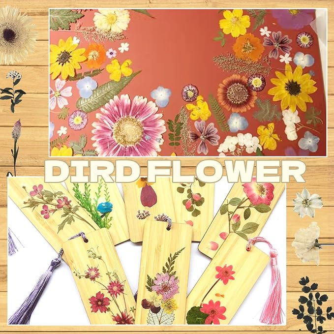 Dried Flowers for Resin | Vacuum Packed DIY Pressed Flowers for Epoxy, Nail - Image 7