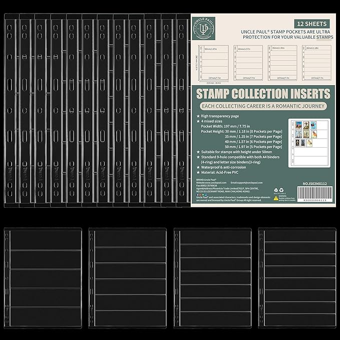 Stamp Collection Inserts by UnclePaul