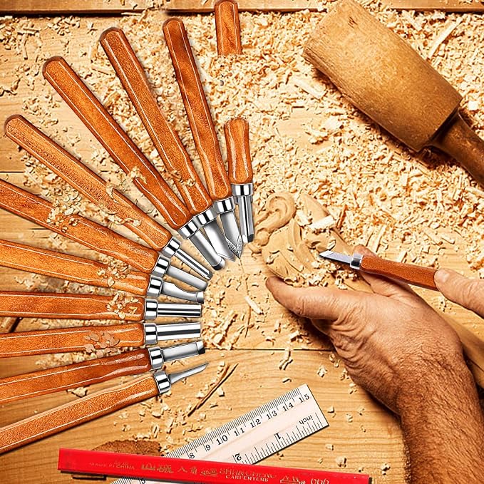 AUGSUN Wood Carving Knife Set - Image 2