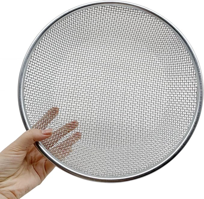 3 PCS Soil Sieve for Garen -12 inches Soil Sifter for Rocks Compost Suitable - Image 3