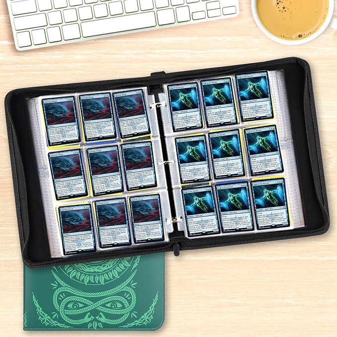 9-Pocket Card Binder for MTG, 720 Double Sided Pocket PU Trading Collection - Image 5