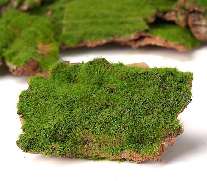 Assorted Artificial Moss Bark, Decorative Mossy Tree Bark - Image 5