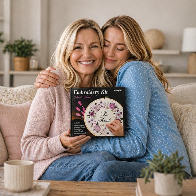 Unwynd Embroidery Kit Floral Theme - Image 2
