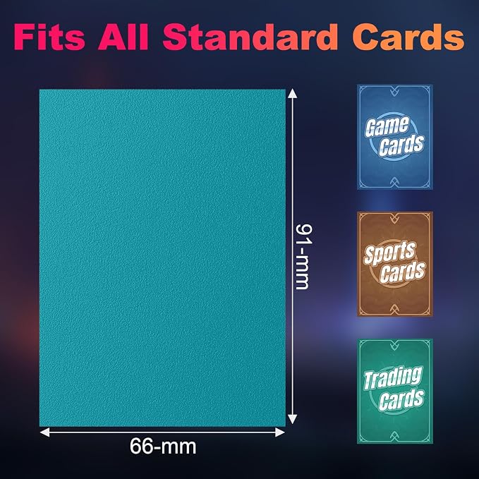 200 Pack Card Sleeves, Matte Dual Trading Card Sleeves - Image 6