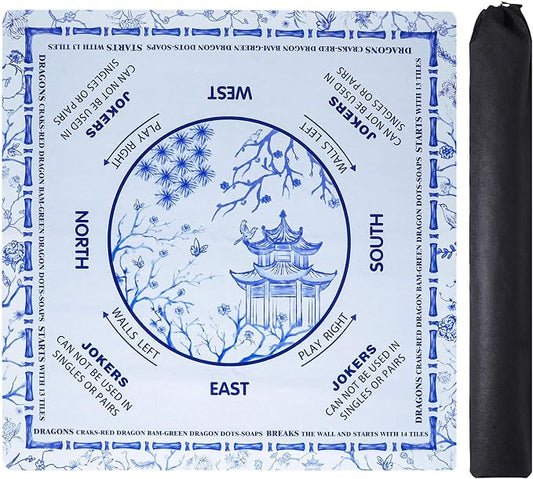TIASUSAN Light Blue Mahjong Learning Mat by GAMETROVE