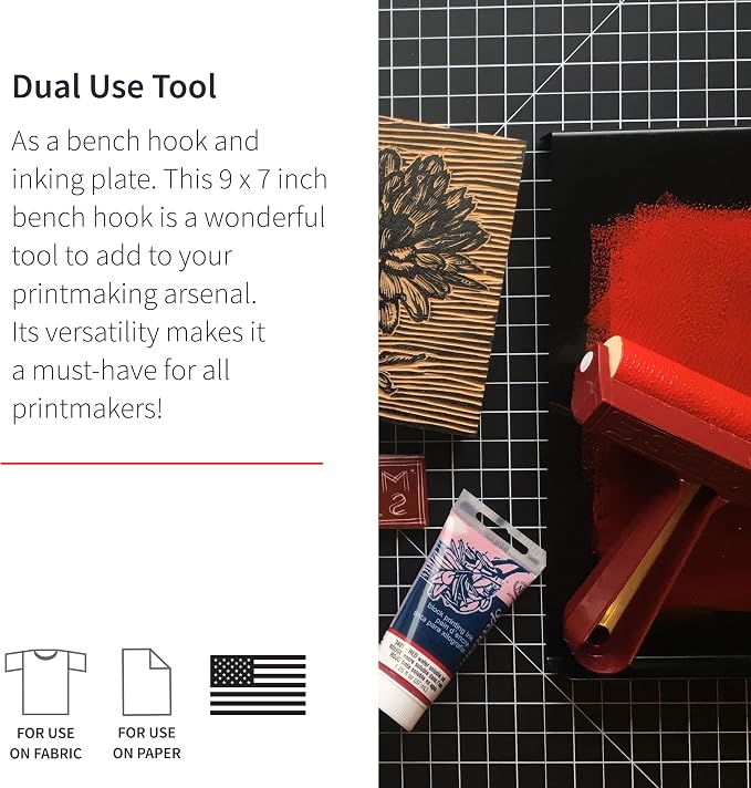Speedball Bench Hook and Inking Plate - Image 2