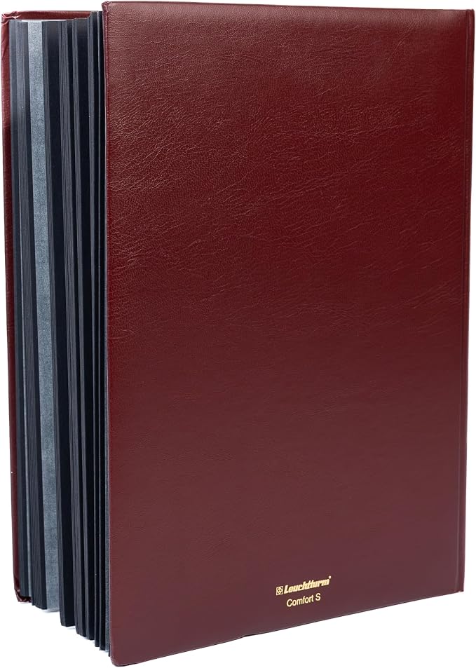 LIGHTHOUSE – “COMFORT” Padded Leather Cover Stockbook - Image 4
