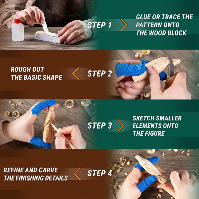 BeaverCraft Whittling Kit for Beginners, Wood Carving Kit for Beginners - Image 6