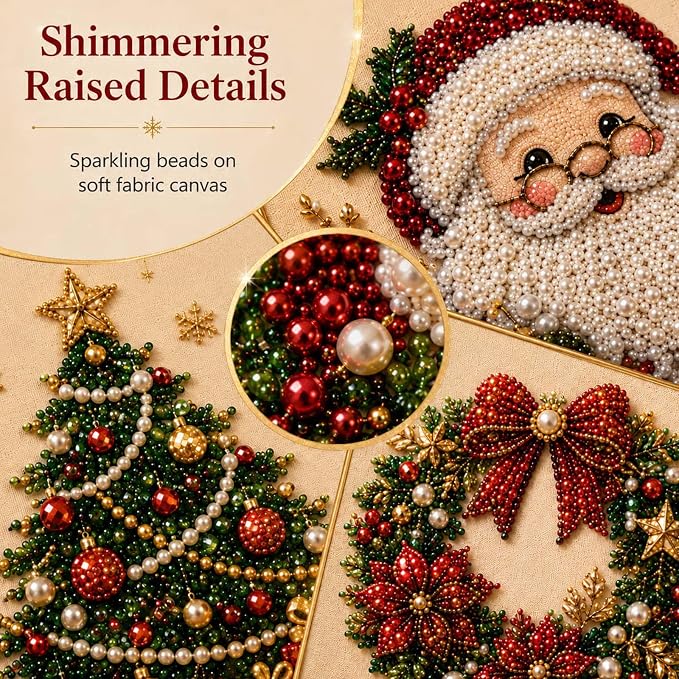 DIY Christmas Pearl Diamond Painting Art Kit - Image 8