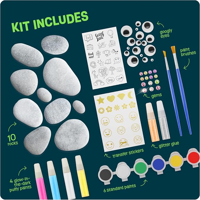 Dan&Darci Kids Rock Painting Kit - Image 4