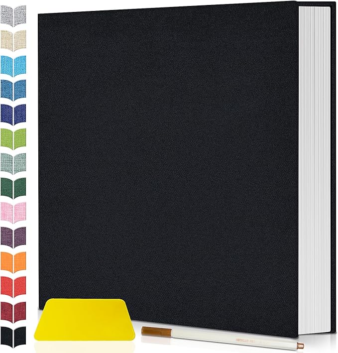 Artfeel Photo Album Self Adhesive Scrapbook, 60 Pages Large Photo Book by Artfeel