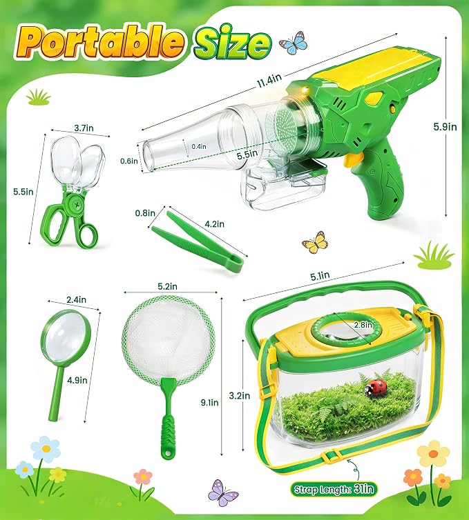 Bug Catcher for Kids, Bug Vacuum Catching Kit - Image 8