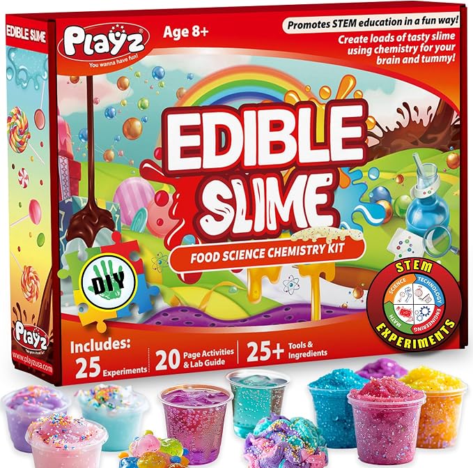 Playz Edible Slime Candy Making Science Kit by Playz