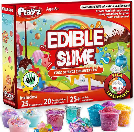 Playz Edible Slime Candy Making Science Kit by Playz