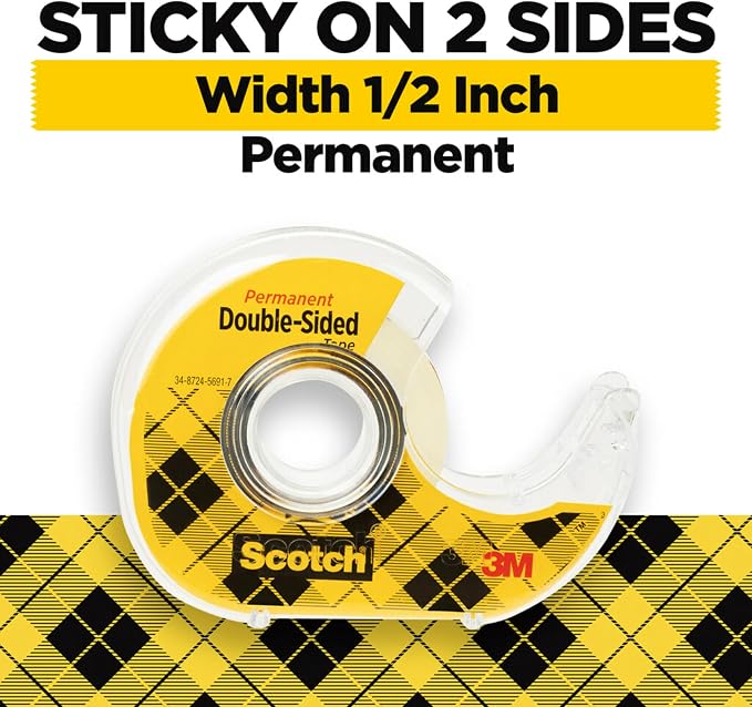 Scotch Permanent Double Sided Tape, Card Making and Holiday Scrapbooking - Image 3