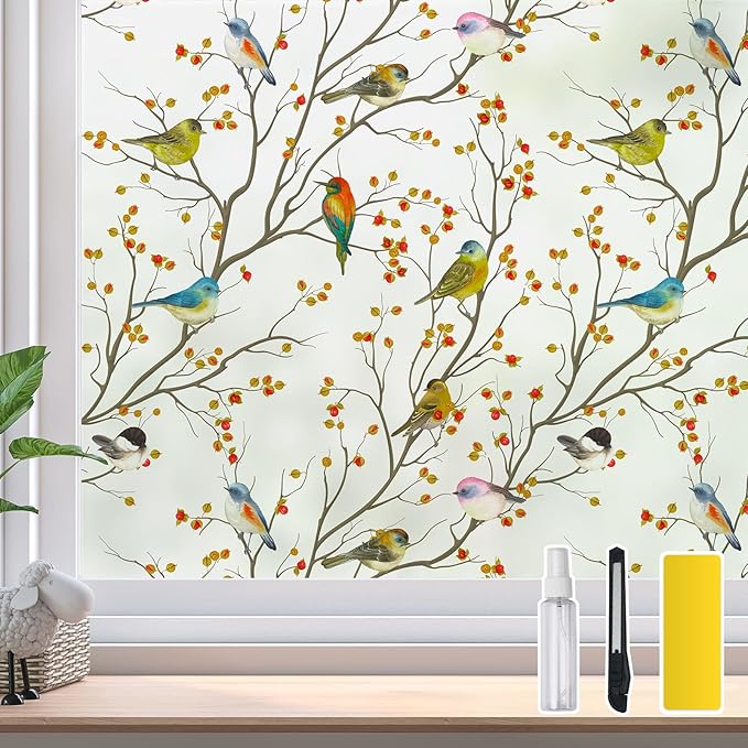 DKTIE Privacy Window Film Decorative by Dktie