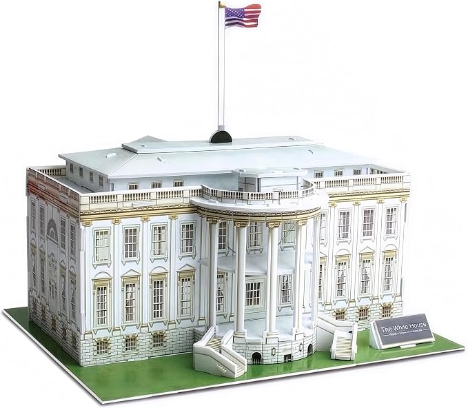 Liberty Imports The White House 3D Puzzle by LibertyBrandsUS