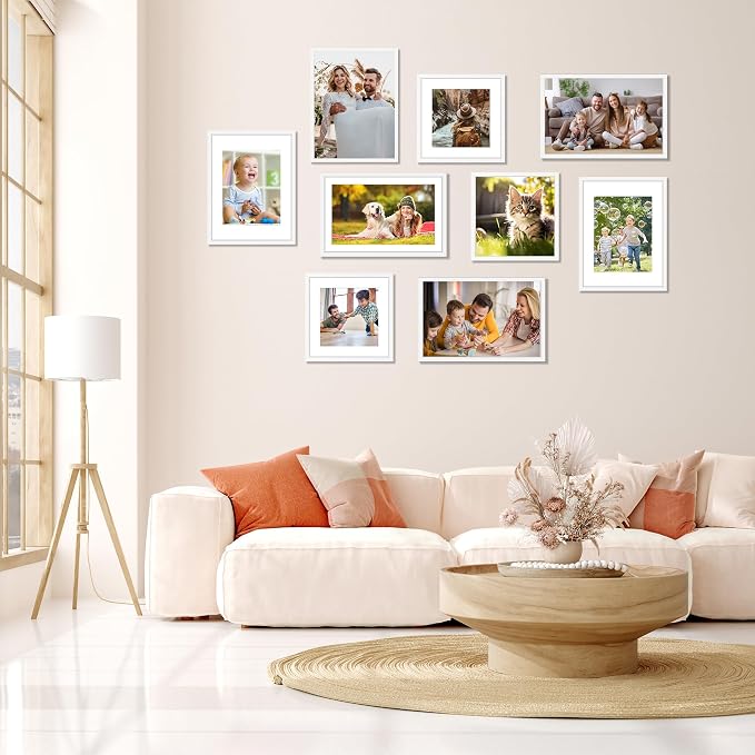 FIXSMITH 11x17 Picture Frame White Set of 2, Photo Frame - Image 7