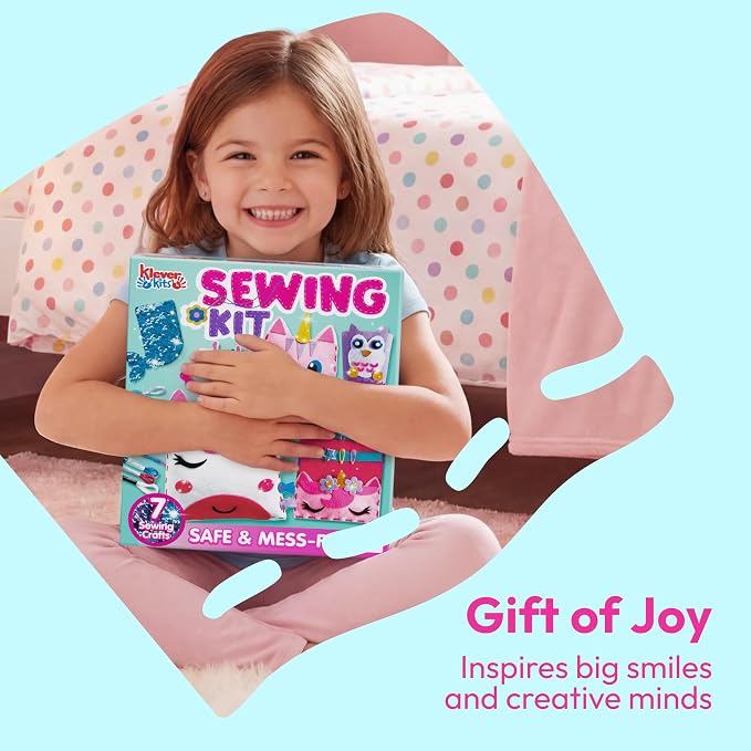 Klever Kits 7 Sewing Projects- My First Kids Sewing Kit- Easy DIY Arts and - Image 6