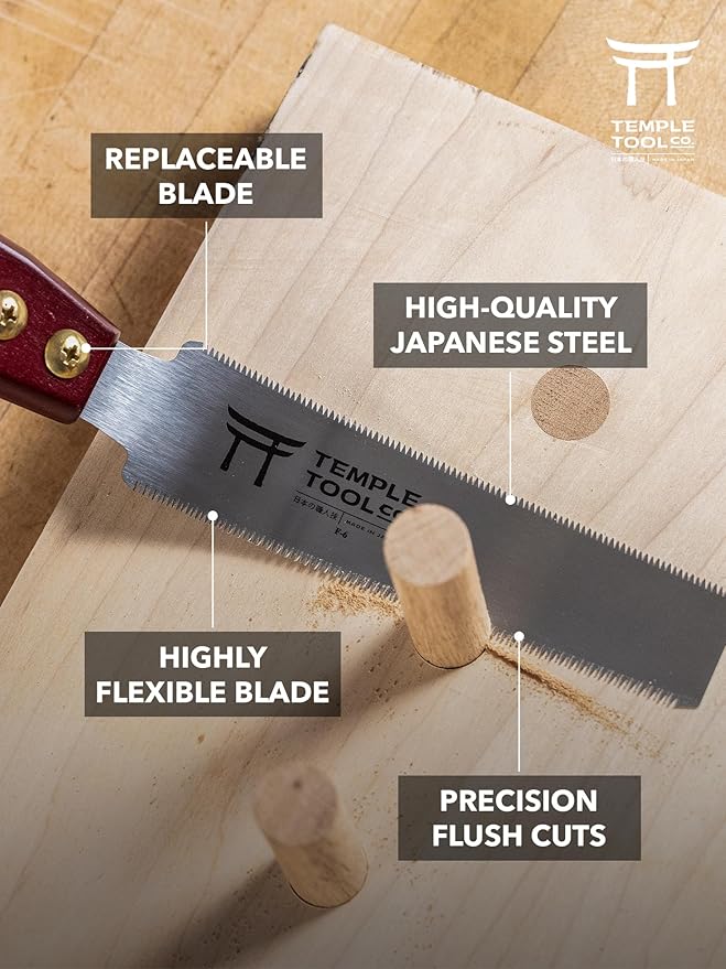 Temple Tool Co. Japanese Flush Cut Saw - Image 6