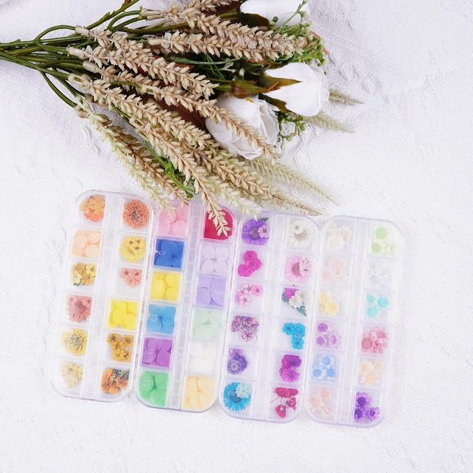 96Pcs Small Dried Pressed Flowers - Image 5