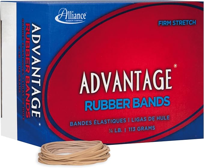 Alliance Rubber 26169 Advantage Rubber Bands Size #16, 1/4 lb Box Contains - Image 2
