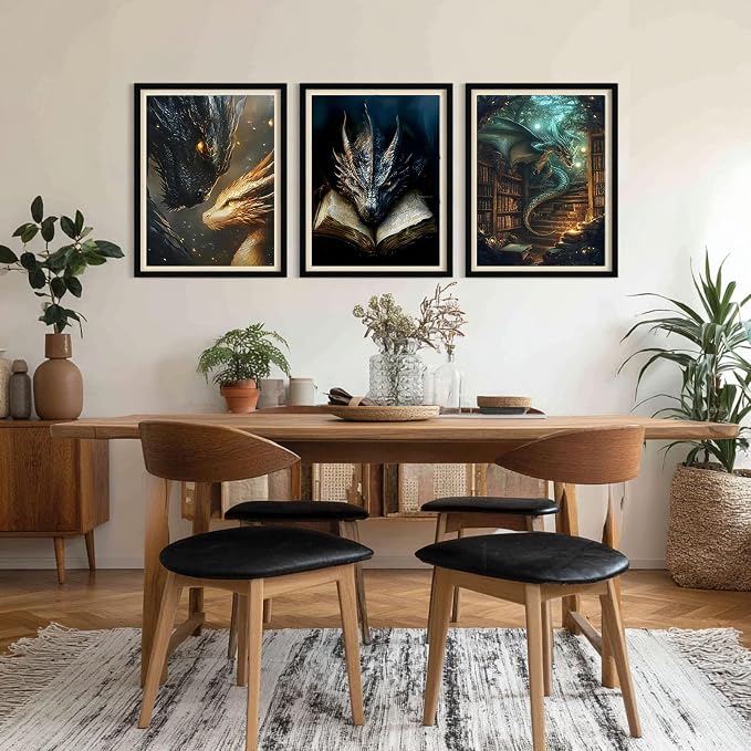 Gemozaic 3 Pack Dragon Diamond Painting Kits - Image 3