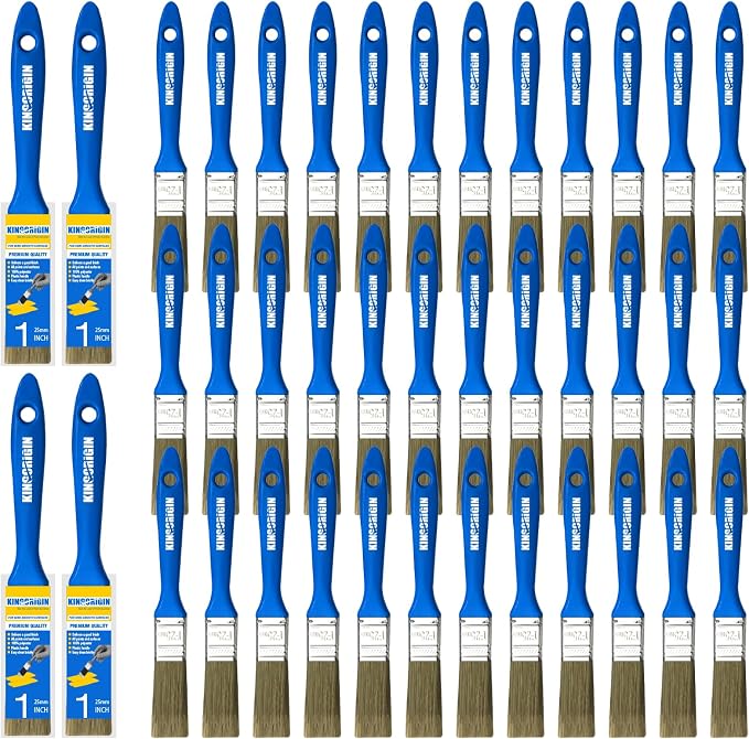 King Origin Versatile Paint Brush Set 40 PCS 1 Inch Paint Brushes | Small Paint by KINGORIGIN