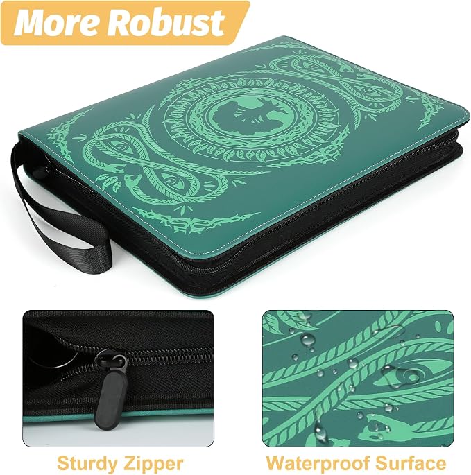 9-Pocket Card Binder for MTG, 720 Double Sided Pocket PU Trading Collection - Image 2