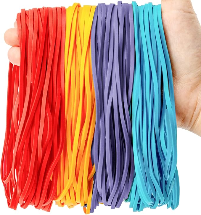 Large Rubber Bands Heavy Duty- Sukh 100PCS 7 Inches Extra Large Rubber Bands by Sukh