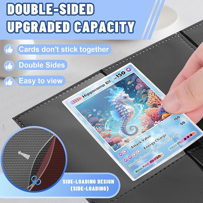 Trading Card Binder Sleeves, Baseball Holder Fit - Image 3