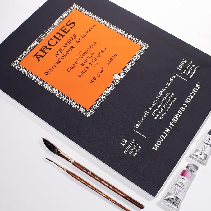 Arches Watercolor Pad 11.69x16.53-inch - Image 2
