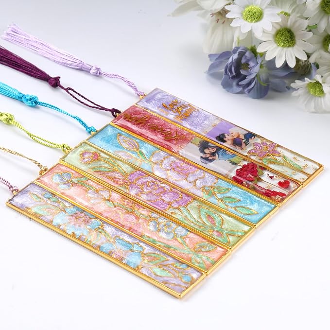 LET'S RESIN 12pcs Bookmark Bezels - Image 8