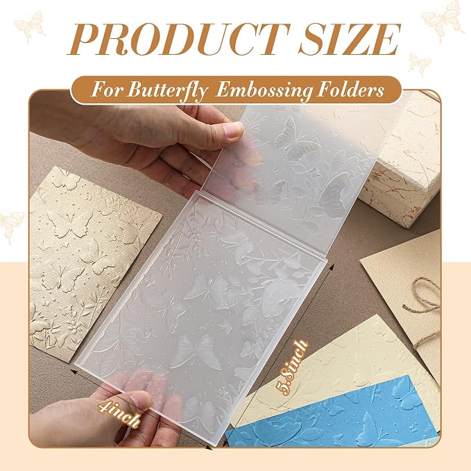 Geiserailie 1 Pcs Embossing Folders 2d/3D Embossing Machine Template Paper Card - Image 2