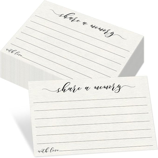 55 PCS Share A Memory Cards, Memory Card Keepsakes by VANTASII