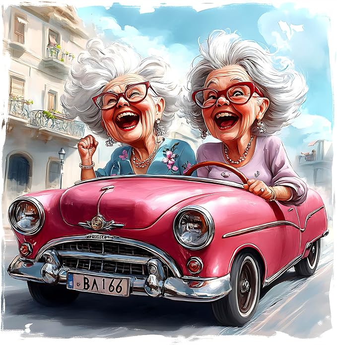 Legrace Old Lady Diamond Art Painting Kits by Legrace