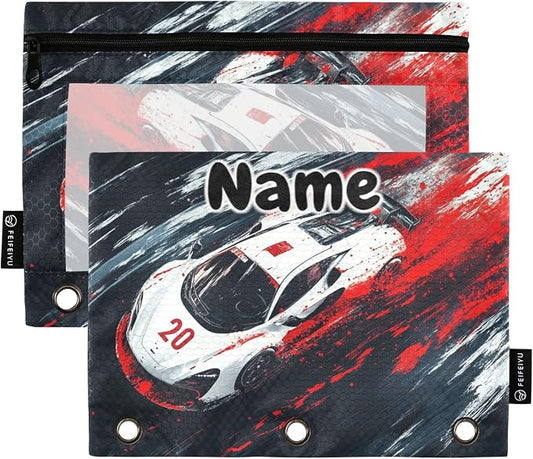 Custom Truck Racing Car Pencil Pouch by BOENLE-WELCOMEYOURCOMING
