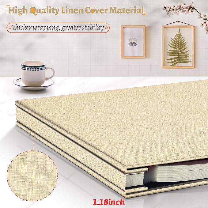Artfeel Photo Album Self Adhesive Scrapbook, Large Photo Book - Image 5