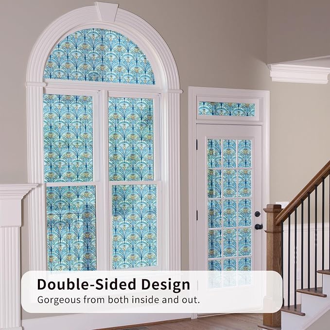 3D Vintage Stained Glass Window Film - Image 6