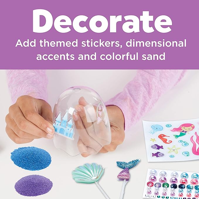 Creativity for Kids Mini Garden: Mermaid Terrarium Kit - Image 5