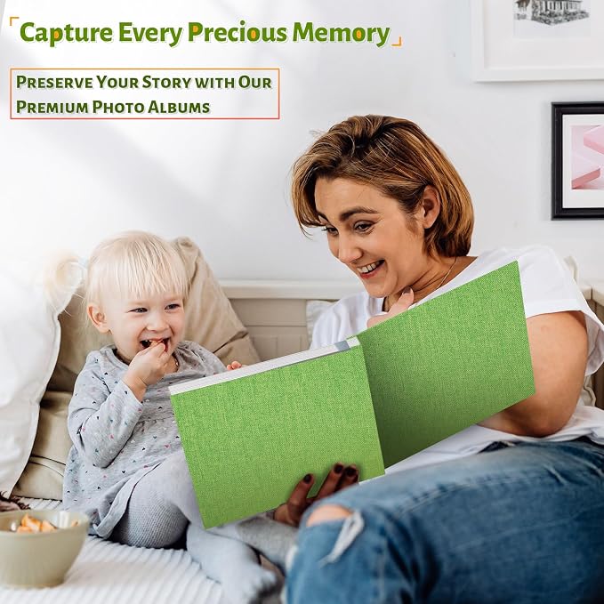 Artfeel Photo Album Self Adhesive Scrapbook, 60 Pages Large Photo Book - Image 6