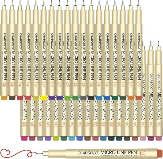 05 Micro Pen, Fine Point Pen by CHARSOCO