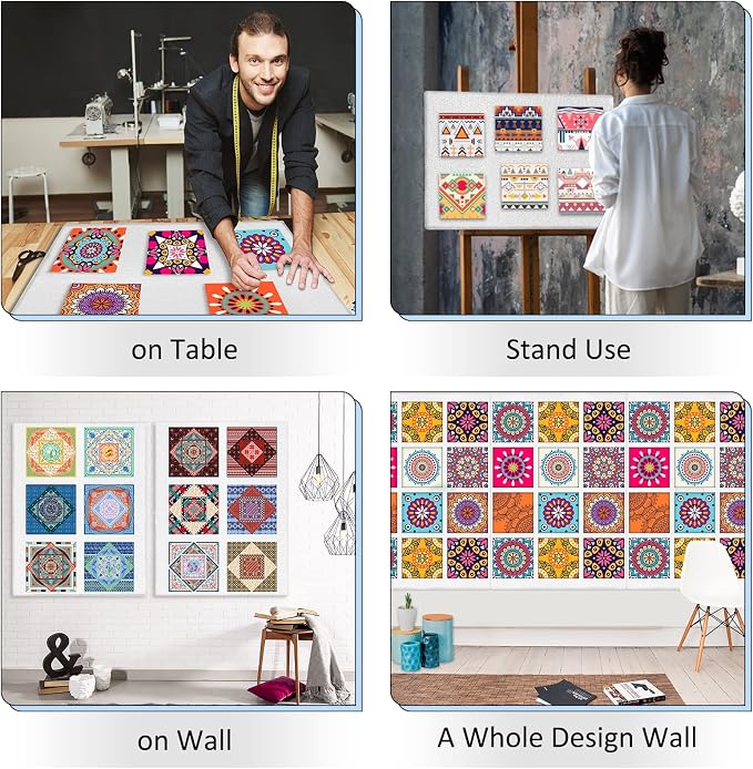 BXI Quilt Design Wall, Thick Sturdy Flannel Quilters Design Board, 31.5 x 23.6 - Image 4