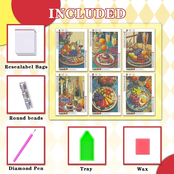 Leatrice 6 Pack Diamond Painting Kits - Image 3