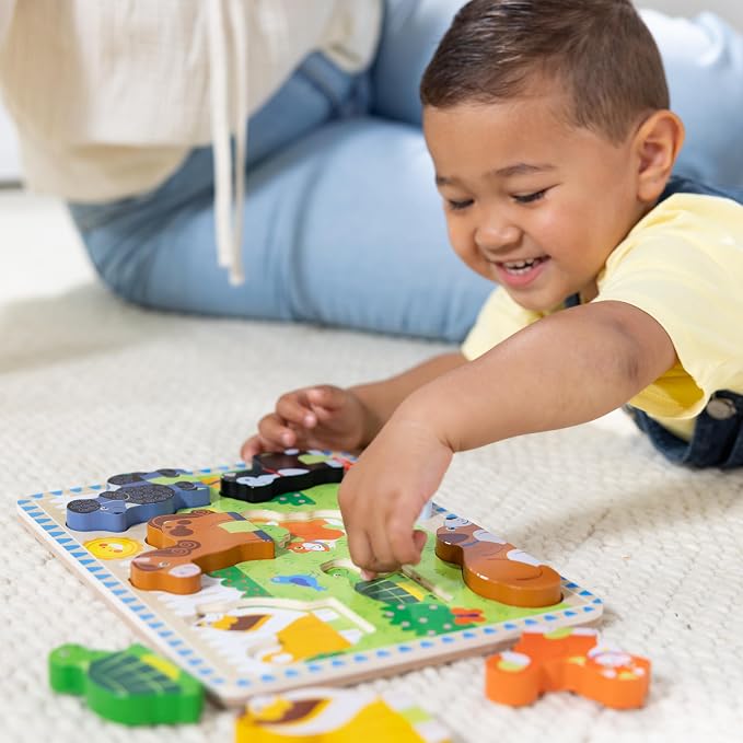 Melissa & Doug Pets Wooden Chunky Puzzle, Educational Screen Free Activity - Image 7