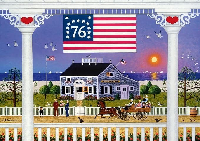 Buffalo Games Charles Wysocki Nantucket Jigsaw Puzzle - Image 2