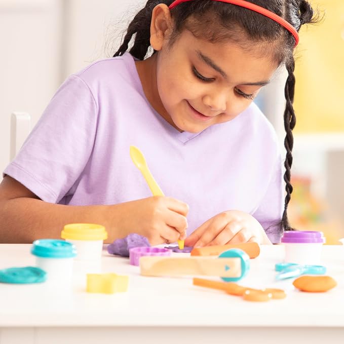 Melissa & Doug Created by Me! Cut, and Roll Modeling Dough Kit - Image 8